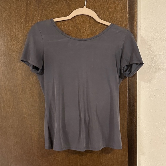Abercrombie & Fitch Tops - Abercrombie & Fitch Charcoal Short Sleeve Tee
